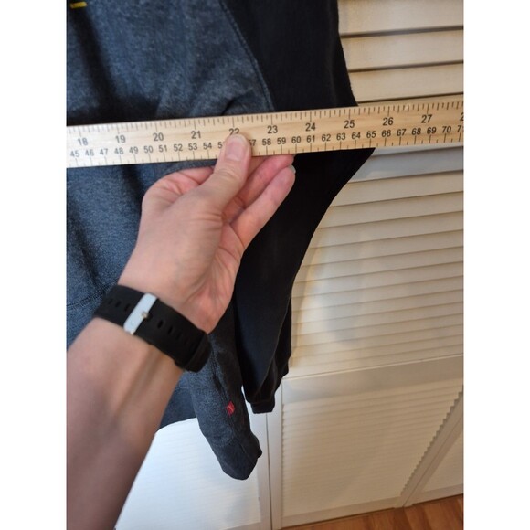 Levi's XL Hoodie Mens Black Gray Pullover Sweatshirt Lightweight Long Sleeve - Picture 9 of 12